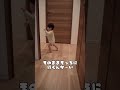 歩けるようになった一歳児