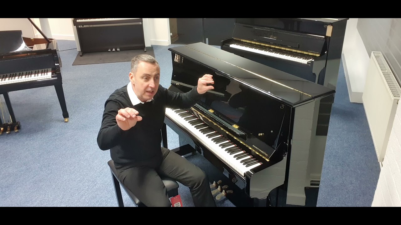 Акустическое пианино Boston UP118E | Полированное чёрное дерево | Демонстрация и причины купить