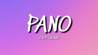 Zack Tabudlo - Pano (Lyrics)
