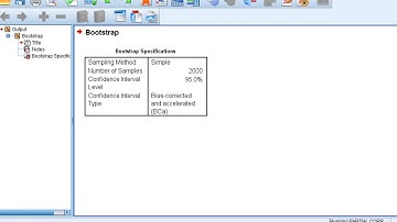 V13.9 - Bootstrapped Partial Correlation in SPSS