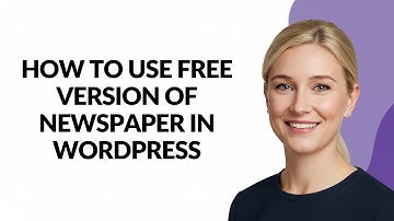 How to Use Free Version Of Newspaper In Wordpress - Julia