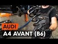 Как заменить пружину передней стойки амортизатора AUDI A4 B6 (8E5) [ВИДЕОУРОК AUTODOC]