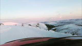 Зимняя дорога на Эльга Уголь 315км (Саха Якутия)