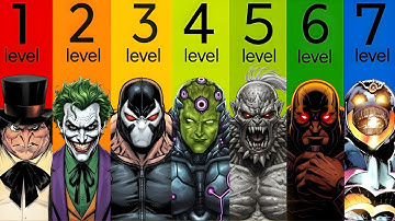 The 7 Levels Of DC Villains