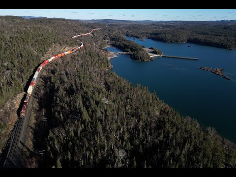 CPKC Trains 101 421 At Heron Bay Ontario Canada November 19 2023