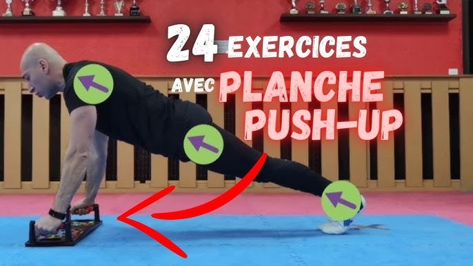 HCT STYLE Poignées De Pompe Poignet Pompe Musculation Push Up Bar