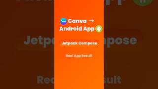 Gradient Button Design in Canva ➜ Jetpack Compose Android UI