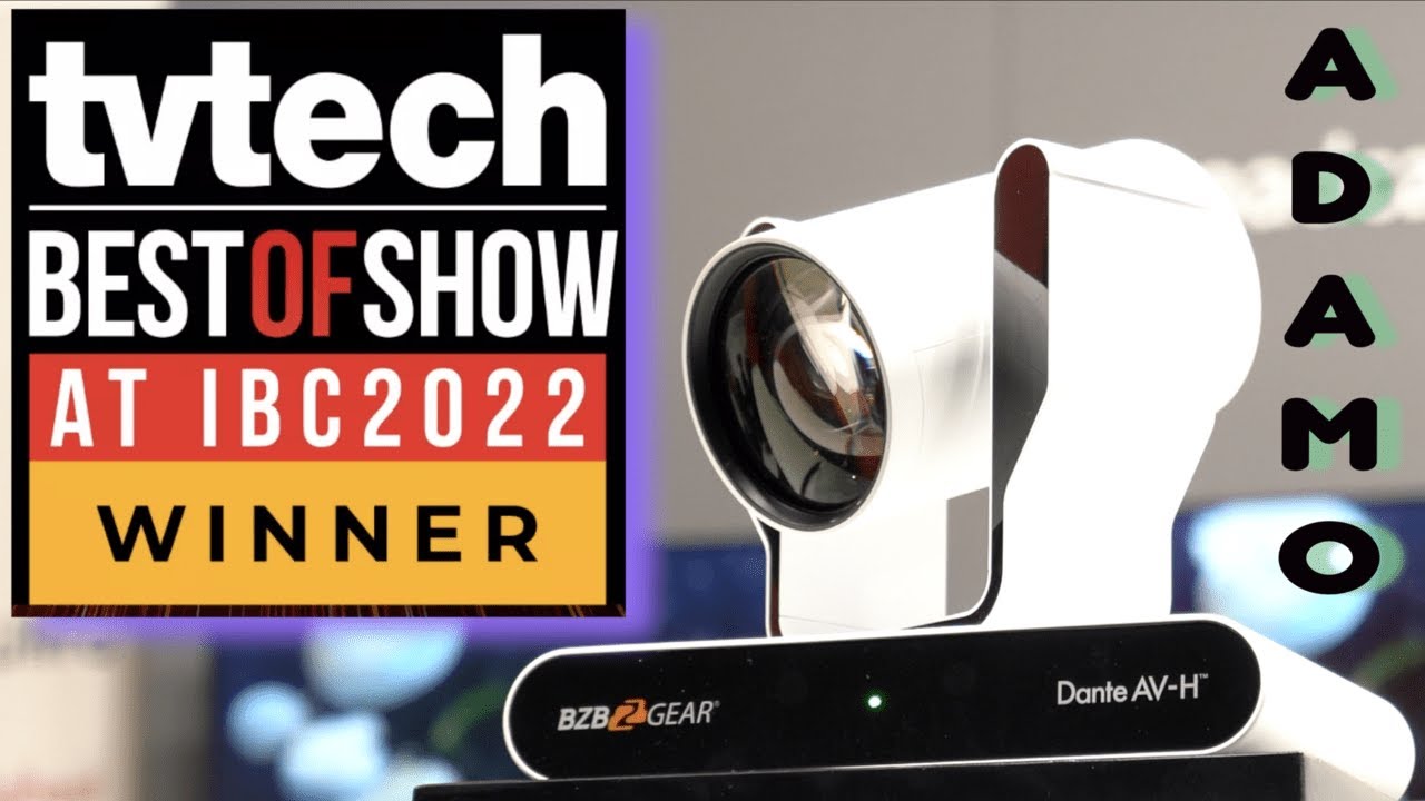 BZBGEAR ADAMO Series PTZ Cameras Wins tvtech's 