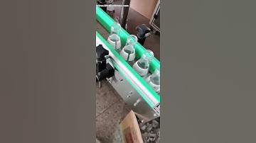 Cone shape bottle automatic positioning labeling machine labeler line