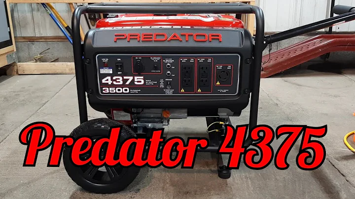 Unleash Power with Predator 4375 Generator and Wheel Kit