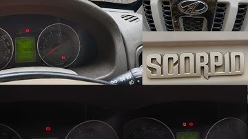 mahindra scorpio tyre pressure light reset (Scorpio  tyre light pressure information) #maniauto
