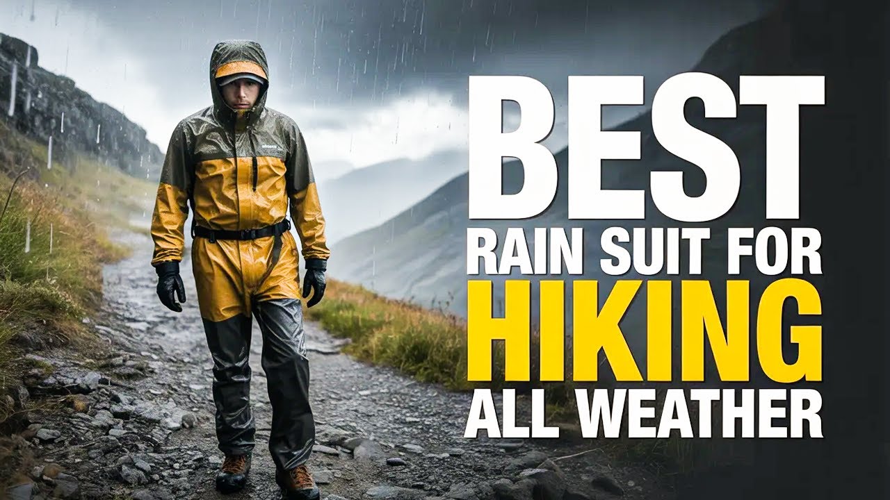 Top 6 Best Rain Suit for Hiking Tested in Heavy Rain🔥