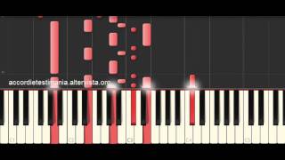 Video thumbnail of "Piano Tutorial - Tiziano Ferro, La fine"