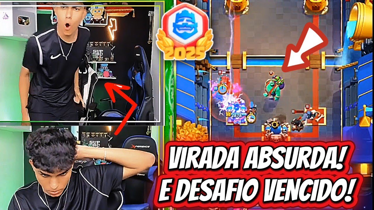 A VIRADA MAIS INCRÍVEL DO KENNEDY CLASH E FINALMENTE VENCIDO O DESAFIO DAS 20 WINS NO CLASH ROYALE 