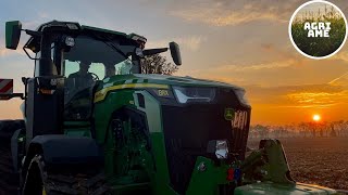 Interramento liquame | John Deere 8RX 410 + interratore Garda 8 ancore | Gorini & Cavalli SNC
