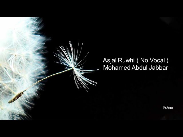 Instrument No Vocal - Asjal Ruwhi by Mohammed Abdul Jabbar class=