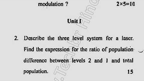 2019 MSc Physics 4th Sem Laser Physics & Spectrocsopy Question Paper