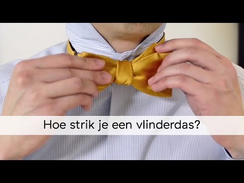 Video: Hoe Maak Je Een Vlinderdas?