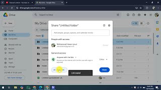 How To Share a Google Drive Link on a Laptop