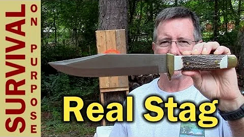 Uncle Henry 184STUH Stag Handle Bowie Knife Review