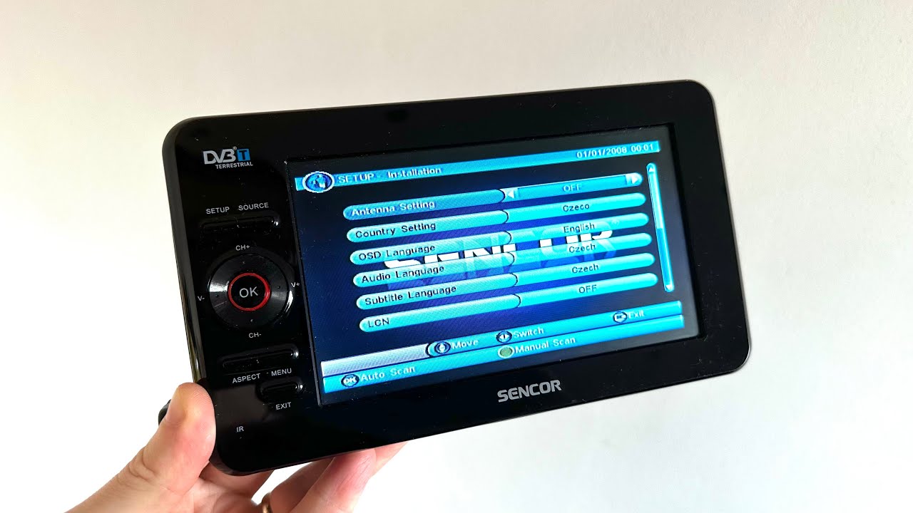 Sencor Portable LCD TV SPV 6713T YouTube