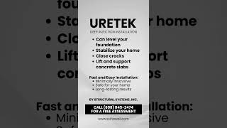 URETEK Installation for Foundation Repair #foundationrepair #URETEK #hawaii #OahuRepair