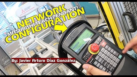 Mitsubishi Teach Box (Teach Pendant/Teach Terminal) | NETWORK CONFIGURATION (IP, MASK & GATEWAY)