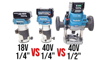 Makita draadloze router showdown en accessoires
