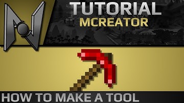 MCreator Tutorial: How to make tools | 1.8.1