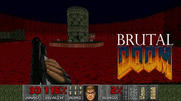 Ultimate Doom (Brutal Doom)#22 - E3M7 Gate of Limbo - 100% Secrets & Kills on Black Metal Difficulty