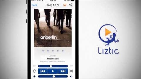 How to use the play back interface in the Liztic app