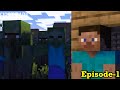 Steve Vs Zombies Part-1 New Episode (Mine-imator Animation)
