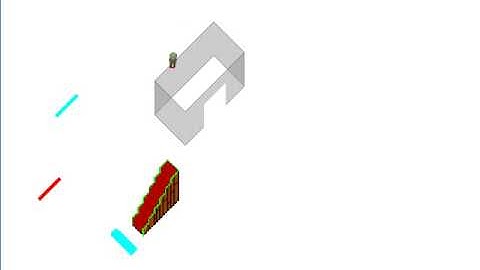 transparent wall and stair test