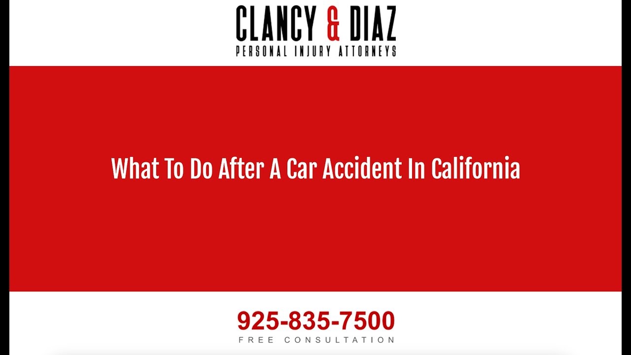 What to Do After a Car Accident in California?