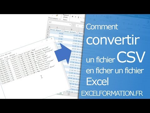 Comment convertir un CSV en fichier Excel (XLS, XLSX)