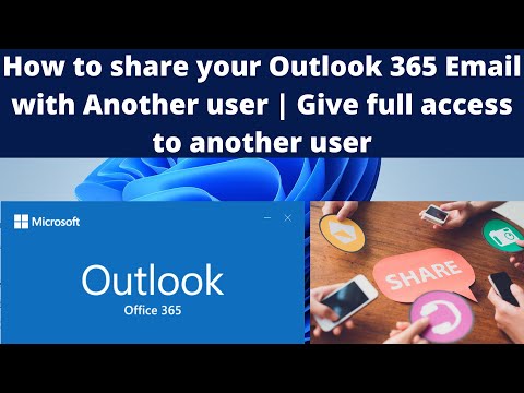 How to share your Outlook 365 Email with Another user | Give Email Inbox full access to another user