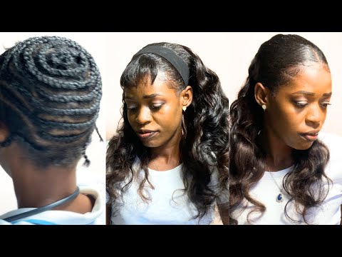 How to Track Sew-in Most VERSATILE styling(Step by step WIG INSTALLATION)