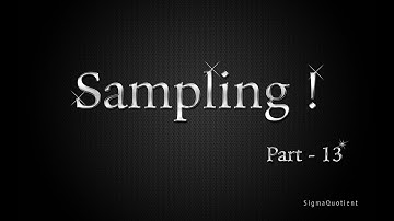 Sample size - Discrete data - Best viewed@ 720p HD - [Part 13 0f 15]