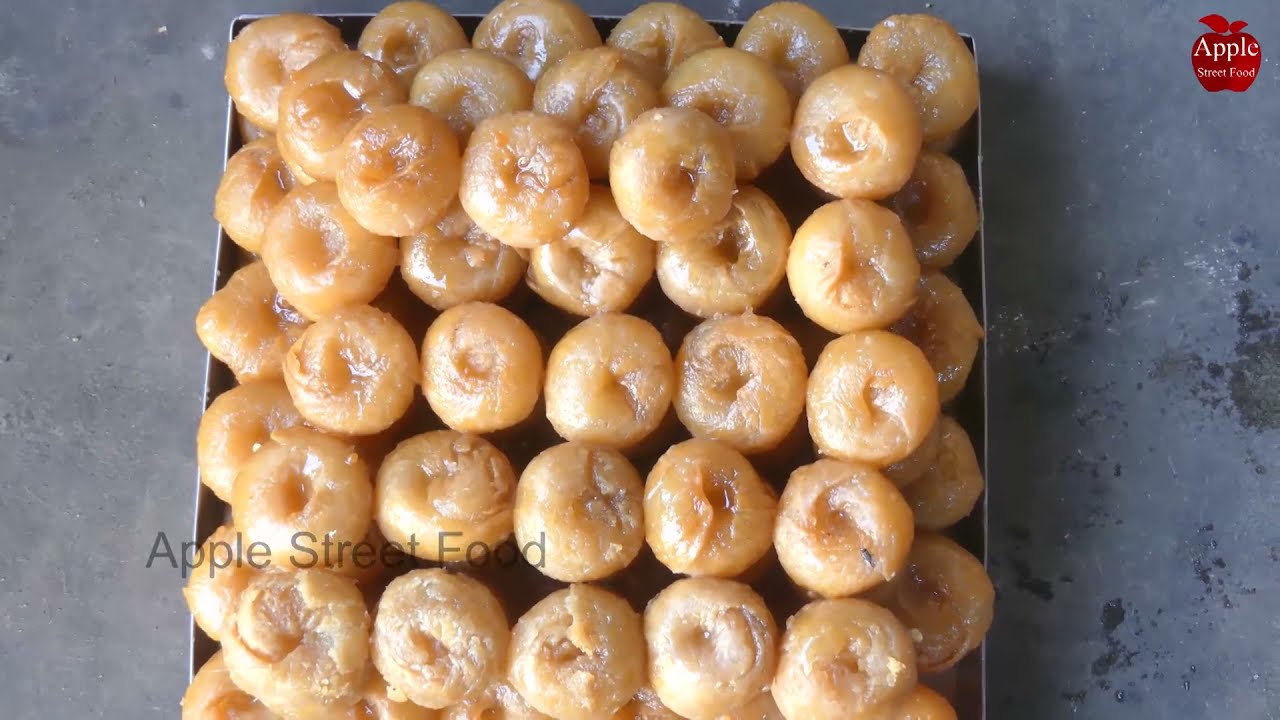 Juicy Sweet Badusha - King of All Sweets - Apple Street Food | APPLE STREET FOOD