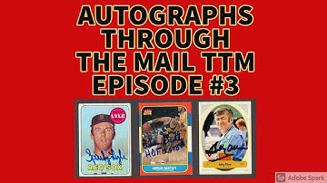 Through The Mail TTM autographs episode #3