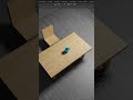 today i create a table, a chair and a cup, Blender beginner, 3d Animation #chatgpt #ai