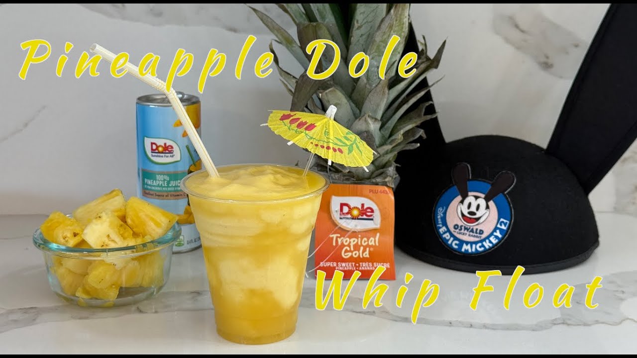 How to make Pineapple Dole Whip Float