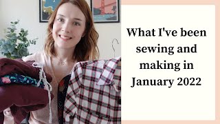 What I've been sewing and making in January 2022 | Sewing with Knits | Pearl Cardigan | Davenport