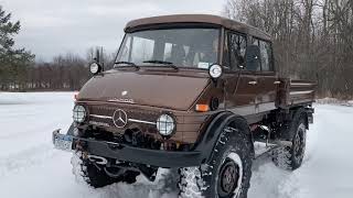 Unimog 416 Doka Valentine's Day snow run