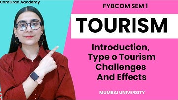 Tourism Introduction| FYBCOM Environmental Studies| bcom mumbai university| #bcom #mumbaiuniversity