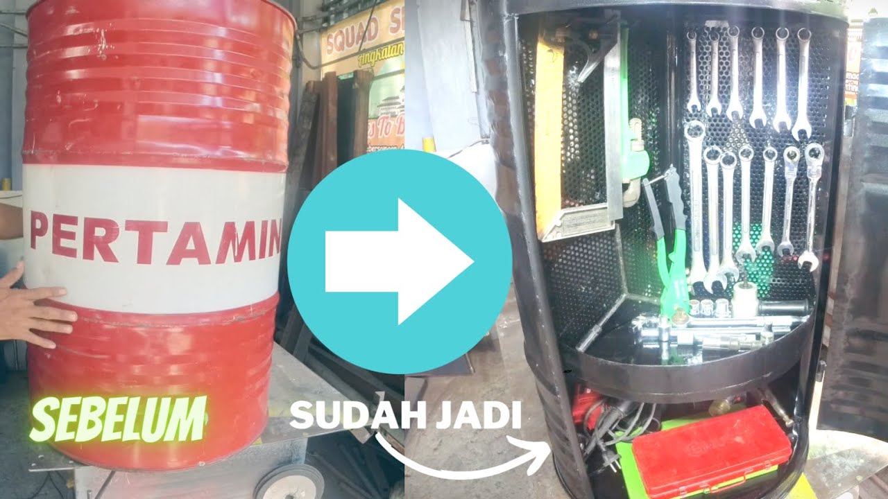 Ide Kreatif dari Drum Bekas Untuk Tempat Perkakas
