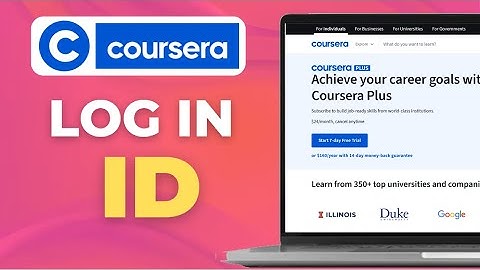 Inloggen op Coursera met een universiteits-ID