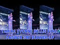 TAMIRA YVONNE WILLIS FINAL ANSWER | 3RD RUNNER-UP | MISS GAY QUIAPO 2024