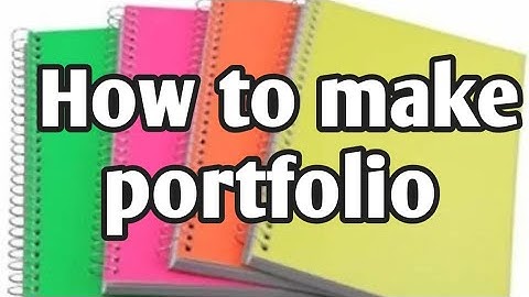 How to make portfolio for class 9th and 10th | All subjects Portfolio | What is portfolio