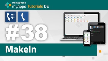 #38 myApps Tutorial — Phone App & Softphone App - Makeln / Vermitteln (14r2, 15r1) | DE
